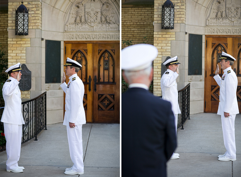 Mike's Officer Commissioning Ceremony